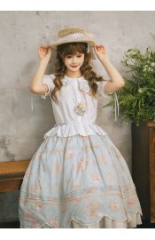 Miss Point Goose's Flower Basket Blouse(Reservation/Full Payment Without Shipping)